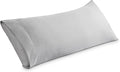 Bare Home Microfiber Body Pillow Cover - Ultra Soft & Cooling - Double Brushed - Envelope Closure - Easy Care (20''x54'' Body Pillow Cover, Cloud Grey)