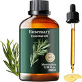 Rosemary Essential Oil Pure, Mumianhua Natural Oil for Hair Growth & Scalp Revitalization, Supports Stronger Hair, Reduces Dullness, for Diffuser & DIY Hair Care, 3.38 Fl Oz