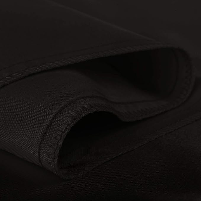 BLISSFORD Black Satin Pillowcase with Zipper for Hair and Skin Care, Feels Soft and Cool Like a Silk Pillowcase, Satin Pillow Cases 2 Pack, Slik Pillow Cover, King Size - Set of 2