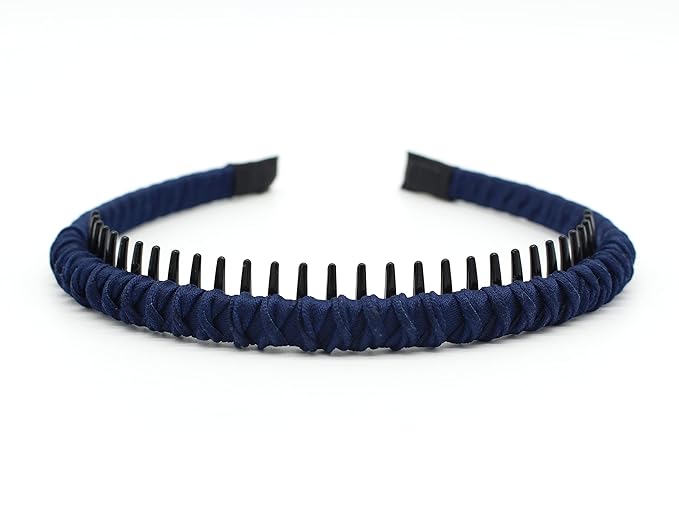 Women's Fashion Headbands Hair Accessories for Women Non-slip Braided hair bands Comfy tooth comb Hair Hoop (4 color)