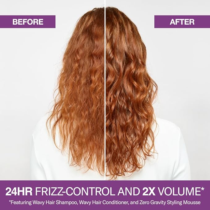 Function of Beauty Wavy Hair Shampoo & Conditioner Set - Sulfate-Free Shampoo & Conditioner Duo for Natural Wavy Texture - Lightweight, Anti-Frizz, Strengthening & Hydrating - Hair Care Products