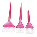 ZJchao Hair Dye Brush, Hair Color Brush Dye Applicator 3PCS with Ergonomic Handles for Dyeing, Bleaching, Treatment
