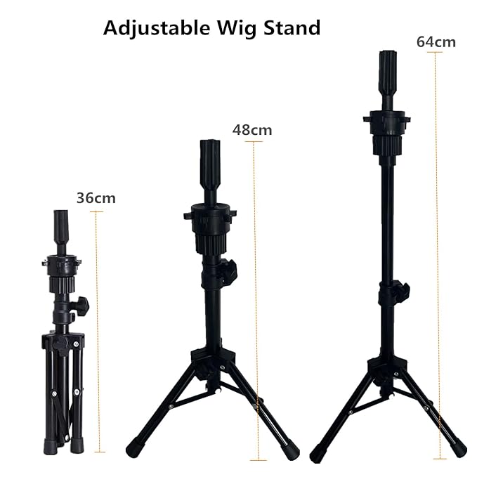 Wig Head 22 Inch Canvas Block Head Wig Stand with Mannequin Head for Wigs Making Display(22Inch, Rose)