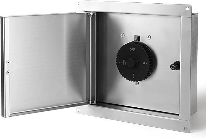 3 Hour Outdoor BBQ Island Shut-Off Timer - Propane & Natural Automatic Gas Timer, Ideal for Outdoor Kitchens and BBQ Setups