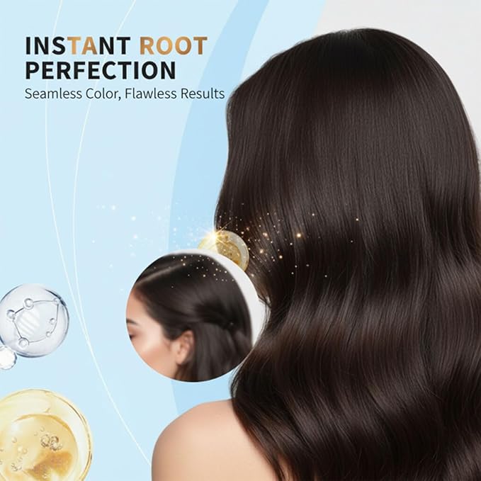 Temporary Root Touch Up Spray,Temporary Root Touch Up Hair Color Spray,Instant Covers Grey Hair (Black, Dark Brown, Light Brown)