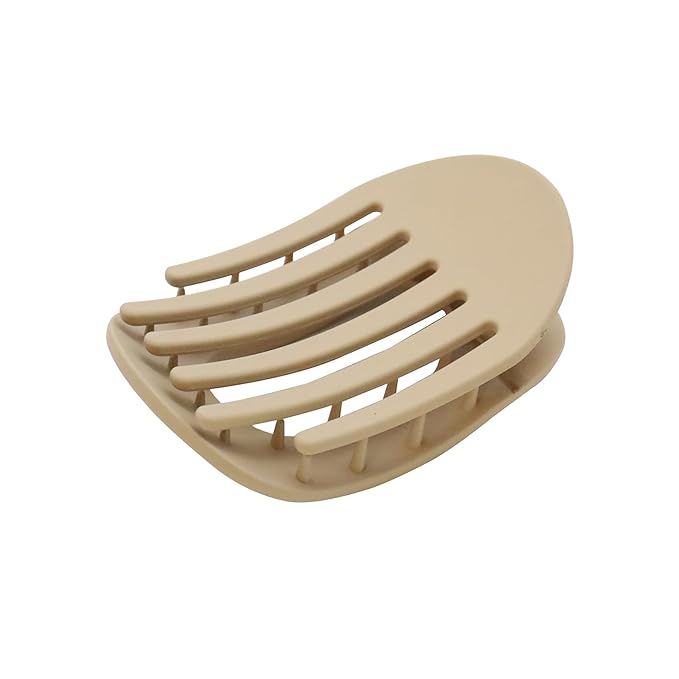 Flat Hair Claw Clips for Women,Matte Medium Hair Clips for Thick & Thin Hair- Comfortable Everyday Use for Office, Yoga, Party & Casual Styling (4PCS C)