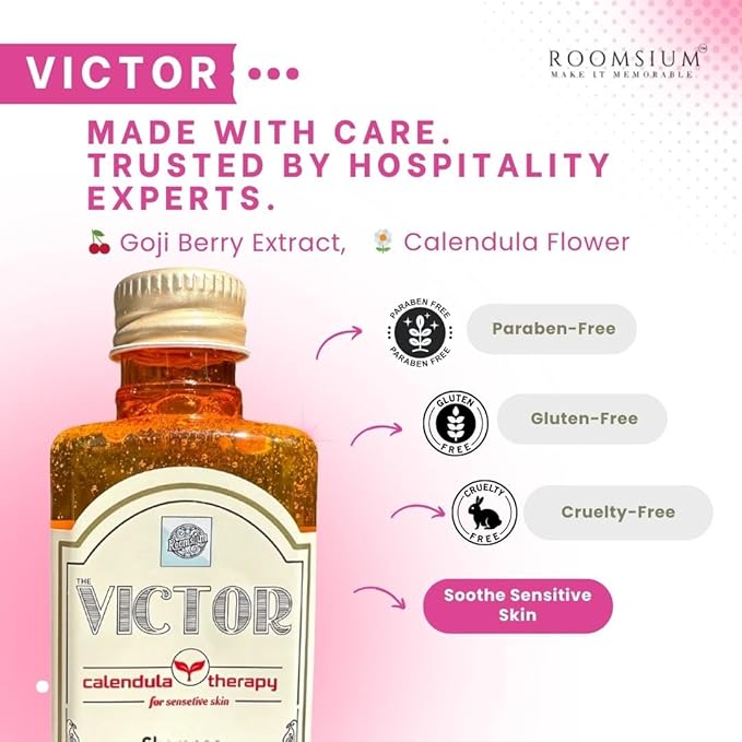 Turkish Bath Set by Roomsium, Victor Box Hotel Amenities Set | Toiletries| Shampoo, Body Lotion, Body Gel, Hair Conditioner, Soap - Bathroom Pack for Hotels,Airbnb (125 Pieces - 25 Individual boxes)
