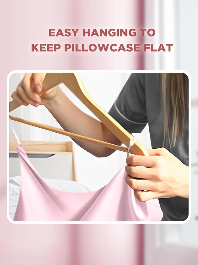 Mulberry Silk Pillowcase for Hair and Skin, SGMSILK 22 Momme Natural Silk Pillow Case with Hidden Zipper, 6A Soft and Smooth Single Sided Pure Silk Pillow Cover (Soft Pink, Standard 20"x26")