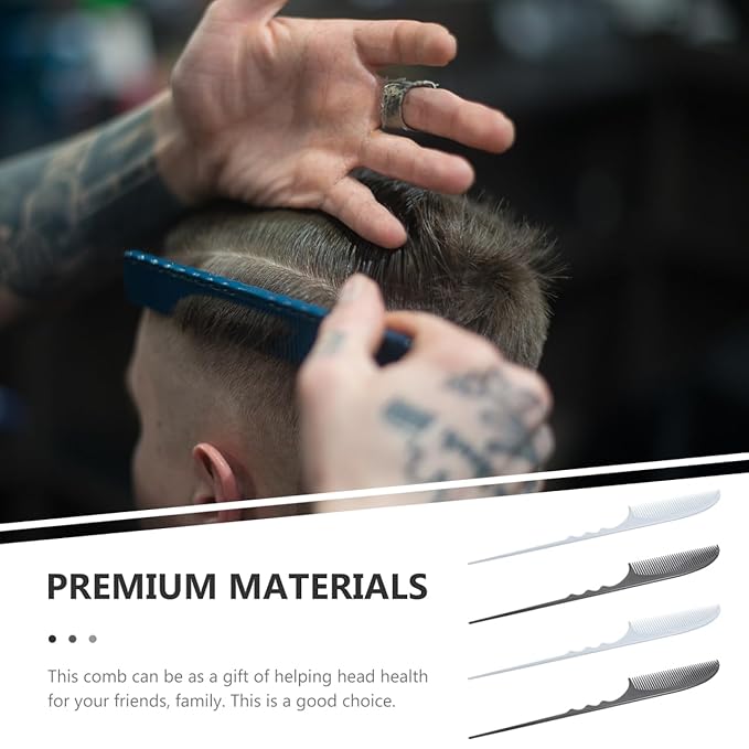 Anti-Static Pin Tail Comb 8.81 Inch Hair Styling Tool for Natural Curly Thick Hair Professional Hairdressing Comb for Sectioning and Detangling