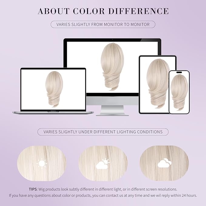 Clip on Ponytails for Women - 12 Inch Curly Ponytail Extension, Wavy Pony Tails Hair Extensions, Synthetic Hair Extensions Ponytail, Clip in Ponytail (Color: Ash Blonde with White Highlights)