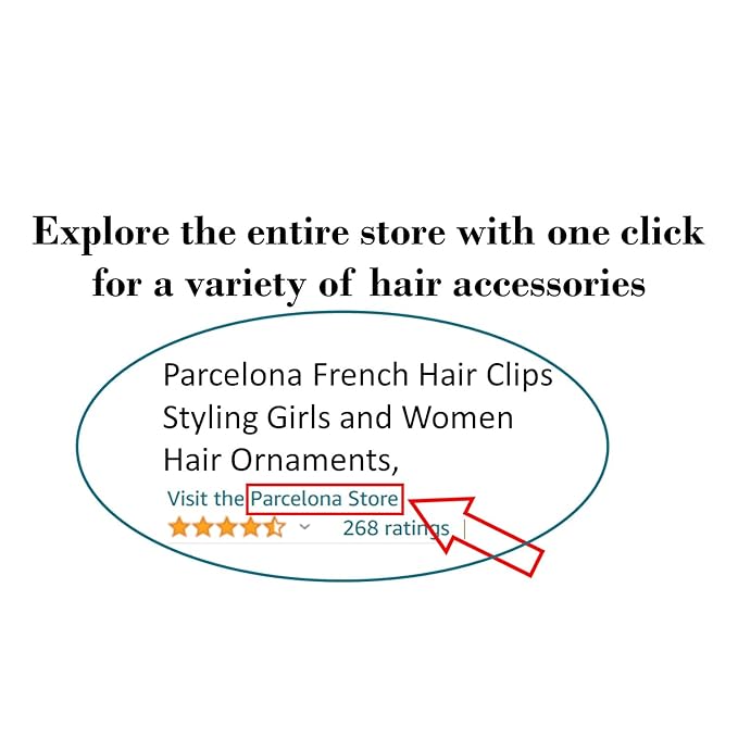 Parcelona French Mini Set of 4 Small Celluloid Acetate Snap Hair Clips No Slip Fashion Durable Styling Women Hair Accessories Girls Snap Hair Barrette, Made in France (Golden-Silver)