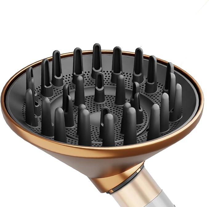 Upgraded Diffuser Attachment for Dyson Airwrap HS01/HS05/HS08 - Quick-Dry Curly Hair Nozzle, Heat-Resistant & Lightweight Design, Reduces Frizz for Na