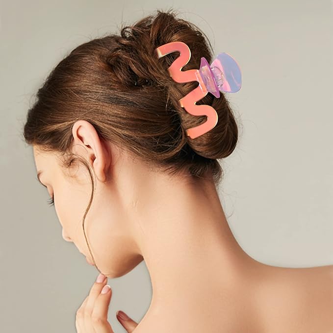 Jayongnee Large Claw Clips - 5Pcs for Thick and Thin Hair