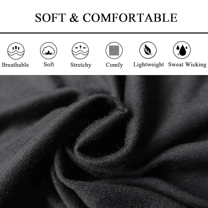 Headbands For Women Headband Elastic Soft Head Bands For Women's Hair Accessories Womens Fashion Yoga Workout Running Fabric Hair Band 6 Pcs