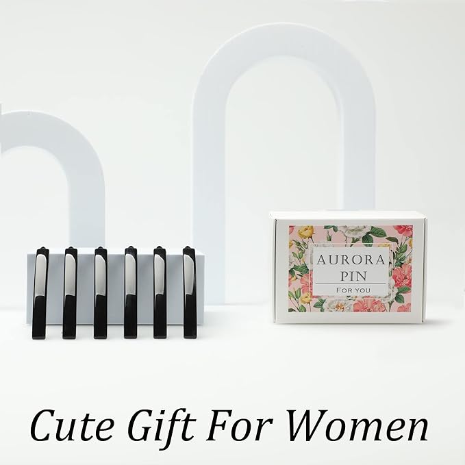 12pcs Hair Barrettes Set for Women and Girls, Hair Clips for Thick Thin Fine Hair, Non-metal Hair Accessories, Non-Slip Grip Handmade Snap Hairpin, BPA Free