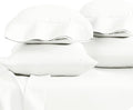 Bare Home Microfiber Bulk Pillow Cases - Standard/Queen Size Set of 4 - Cooling Pillowcases - Double Brushed - Ivory Pillowcases 4 Pack - Easy Care (Standard - 4 Pack, Cream)