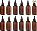 Cosywell Paint Bottles 12Pack 100ml/3.4oz Empty Squeeze Bottles Leak-Proof Refillable Plastic Hair Color Applicator Bottle Paint Storage Containers for Paint Art Crafts Shampoo Liquids(Clear)