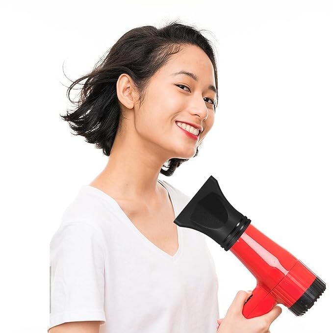 Flat Hair Dryer Nozzle Attachment Concentrator for Quick Even Drying and Heat Protection Professional Salon and Home Styling Accessory