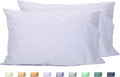 Sunflower Queen Pillowcases Set of 2, 100% Cotton Queen Size Pillow Cases 2, 20×30 inches Gloaming Purple, Soft and Breathable