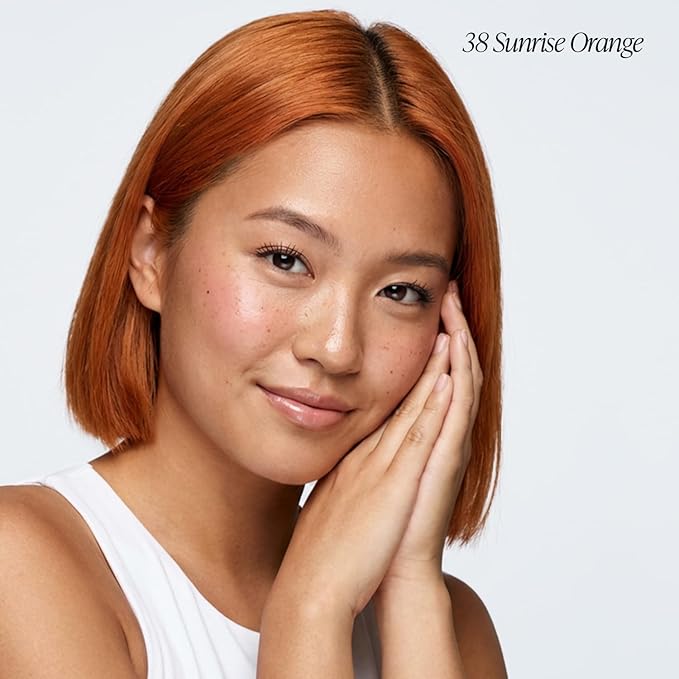 Adore Semi Permanent Hair Color (038 Sunrise Orange) | Vegan & Cruelty-Free Orange Hair Dye | No Ammonia, No Peroxide, No Alcohol | 4 Fl Oz (Pack of 1)