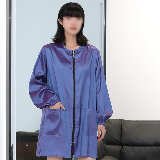 Polyester Fabric Salon Smock Professional Stylist Jacket Waterproof Haircut Cape Barber Apron