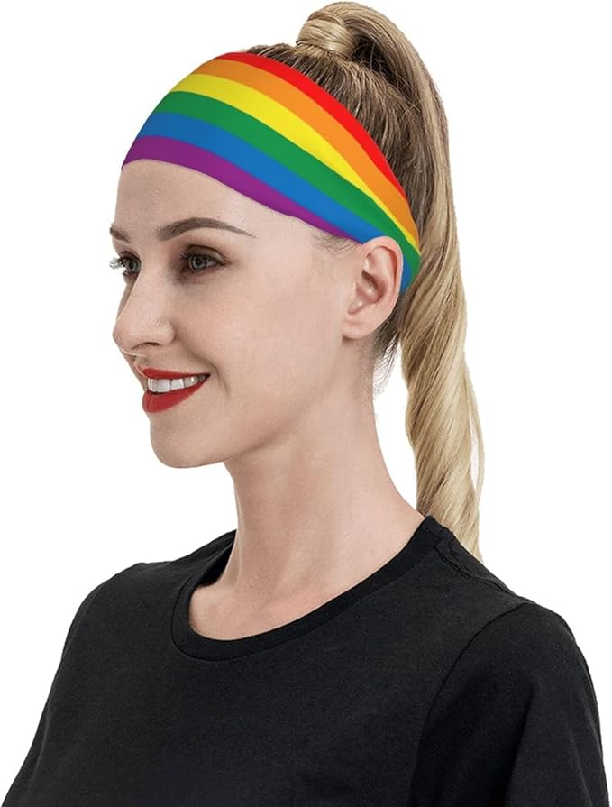 Sports Sweatband for Men and Women, Sweat-Absorbing Headbands for Moisture Wicking, Suitable for Fitness Running Cycling Hiking Yoga Football Exercise