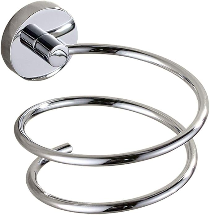 Hair Dryer Holder Hair Dryer Rack blower holder Wall Mounted Stainless Steel Shelf Storage For Bathroom Walls