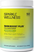 Sparkle Wellness VERISOL Bioactive Hydrolyzed Collagen Peptides | Collagen Powder Supplement with Vitamin C & Hyaluronic Acid for Hair, Skin, and Nail Health | Skin Boost Plus (Tropical) [50-Serves]