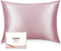 Adubor 100% Silk Pillowcase - Mulberry Silk Pillow Cases, 23 Momme 6A Grade Fibers, Silk Pillow Case for Hair and Skin Health, with Hidden Zipper (Queen 20''x30'', Medium Pink, 1PC)
