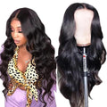 Real HD Lace Wig 13x6 Full Lace Frontal Wig 220% Density Body Wave HD Transparent Lace Front Wigs Virgin Human Hair Wigs Pre Plucked with Baby Hair 22 inch