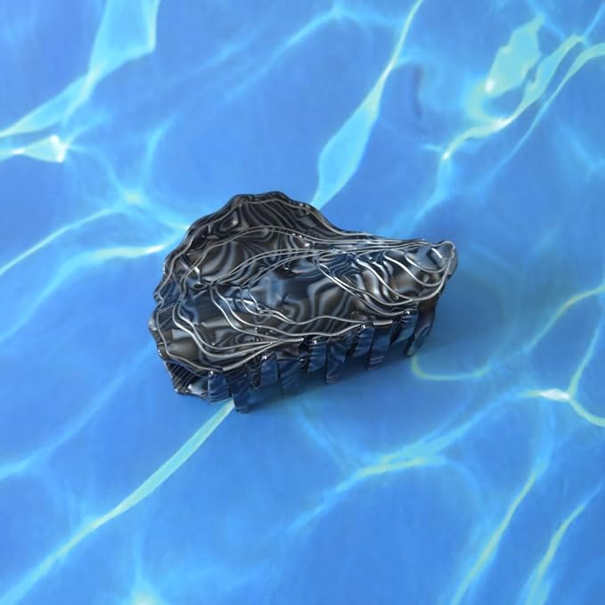 Oyster Claw Clip,Acetate Hair Clips,Small Oyster Hair Clips for Women