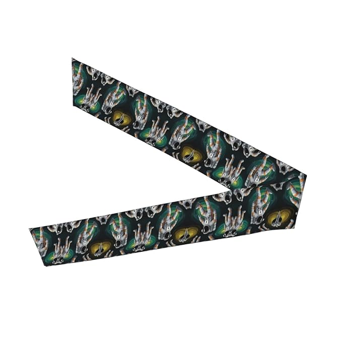 Men Women Beauty Skinny Sports Sweatbands Head Decor for Running Travel Shower, Elastic Multi Style Space Funny Astronauts Head Ribbon Headwear