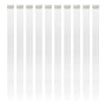 White Hair Extensions Clip in, 22 Inch 10 Pcs Long Straight Colored, for Kids Girls Women Highlights Party, Synthetic