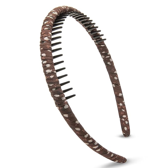 STHUAHE4PC Multicolor Protection Resin Teeth Comb Hair Hoop Hairband Headband Hair Accessories for female by Beauty hair (4 Colors)