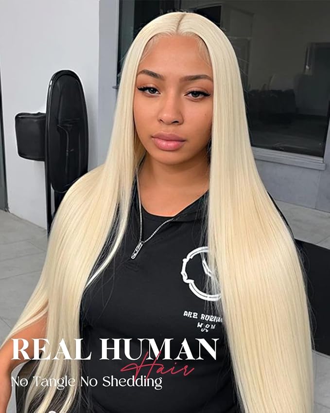 28 Inch Wear And Go Glueless 613 9x6 HD lace front wig Human Hair Pre Plucked Pre Cut For Beginners Human Hair 180% Density Straight Lace Front Wigs No Glue Pre Cut 3 Seconds To Wear Glueless Wig