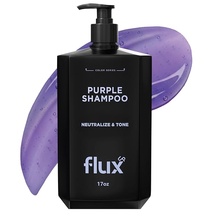 Purple Shampoo for Blonde Hair Women & Men – Blonde & Silver Hair Toning – Sulfate-Free Anti-Brass Purple Shampoo for Blondes, Highlights & Color-Treated Strands – 17oz