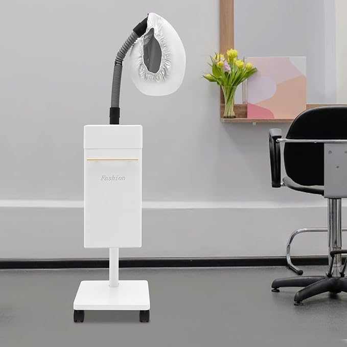 Professional Hair Steamer with Wheel, Nano Hair Steamers Processor, Stand Up Base Salon Spa Equipment, for Home, Hairdressing Salons, Beauty Hospitals