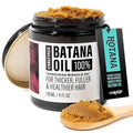 Unrefined Batana Oil for Hair Growth - Authentic & Organic Dr Sebi Batana Hair Mask from Honduras - Natural Hair Growth Oil - 4 Ounce Jar