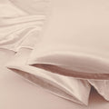 Aormenzy Beige Satin Pillowcase for Hair and Skin, Satin Pillow Cases for Women Standard Size Set of 2 with Envelope Closure Silky Pillow Covers Wrinkle, Fade Resistant (20x26 Inches)