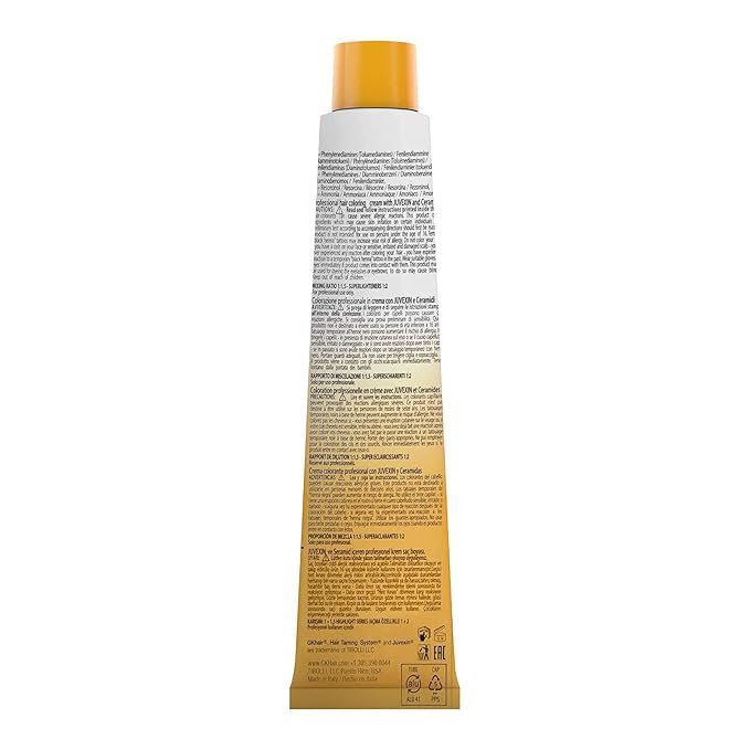 GK HAIR 10 LIGHTEST PLATINUM BLONDE Hair Color Cream Tube 3.4 Fl Oz + 20 Volume Developer 5 Fl Oz - Professional Permanent Long Lasting Toner Dye