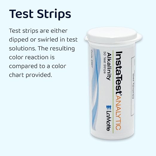 LaMotte Insta-Test 2964-G Chlorine Free Single Factor Test Strip, Low Range, 0-10ppm Range (Pack of 25)