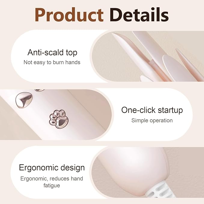 2026 New Fully Automatic Lazy Curling Stick, Upgrade Electric Rotary Curler Automatic Curling Iron, Large Curling Without Damaging Hair 28mm Comfort Hair Curler (Beige)