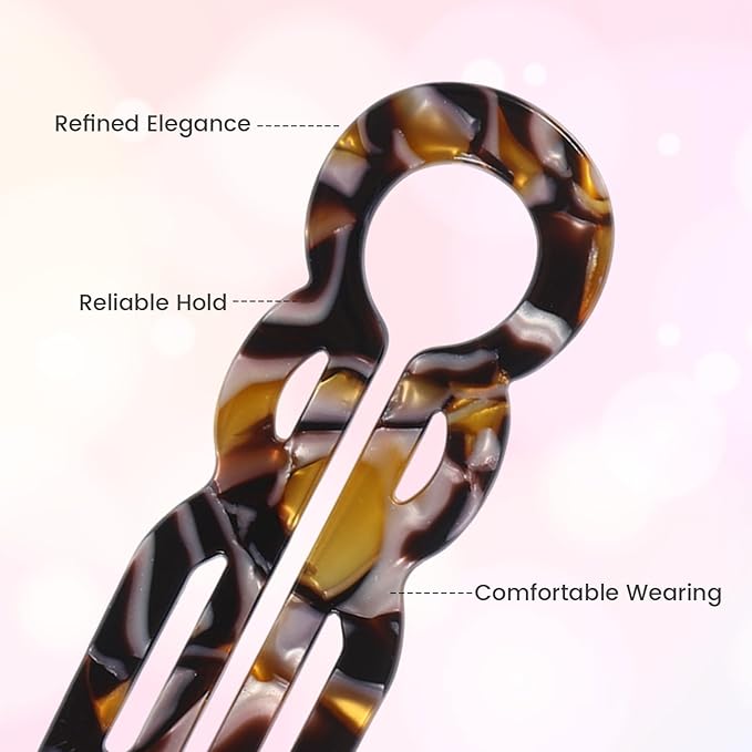 8 Pcs French Hair Pins for Women French Hair Clips Elegant Design Accessories Suitable for Christmas Valentines Wedding Birthday Thanksgiving Hairpin Gifts (Set B)