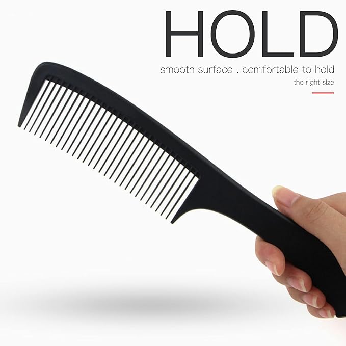 Wide Tooth Detangling Comb for Curly Long Wet Hair - Reduces Hair Loss and Dandruff, Suitable for Styling and Professional Care (12 pcs)
