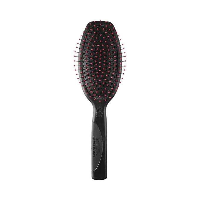 Cricket Static Free Cushion Styling 220 Hair Brush - Smoothing, Detangling, and Frizz-Free Styling - Anti-Static Metal Bristles for Thick, Curly, and Heavy Hair