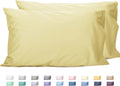 Sunflower King Pillowcases Set of 2, 100% Cotton King Size Pillow Cases 2, 20×40 inches Honeyed Straw, Soft and Breathable