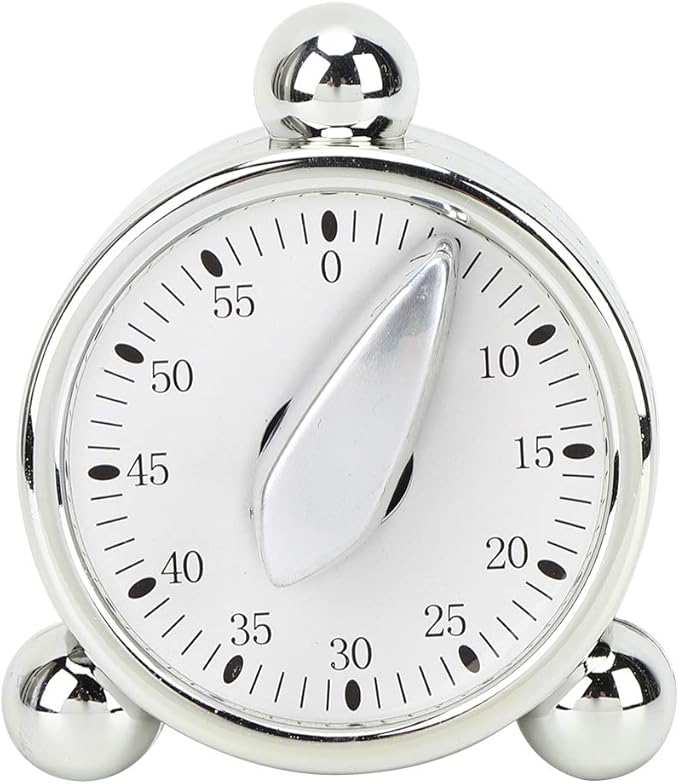 Mechanical Timer Cooking Reminder Precise Alarm Clock Countdown Reminder for Kitchen Hairdressing,Kitchen Timer, Beauty Salon, Hair Color Processing, Cooking, Baking, Kitchen Timer, Mechanical T