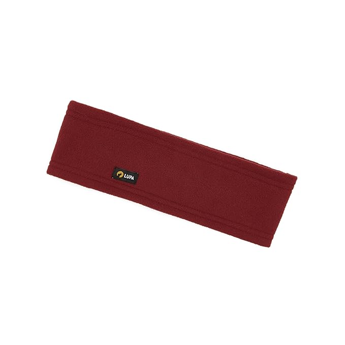 Lupa Unisex Triple-Layer Micro Fleece Headband - Ear Warmer - Burgundy (New)