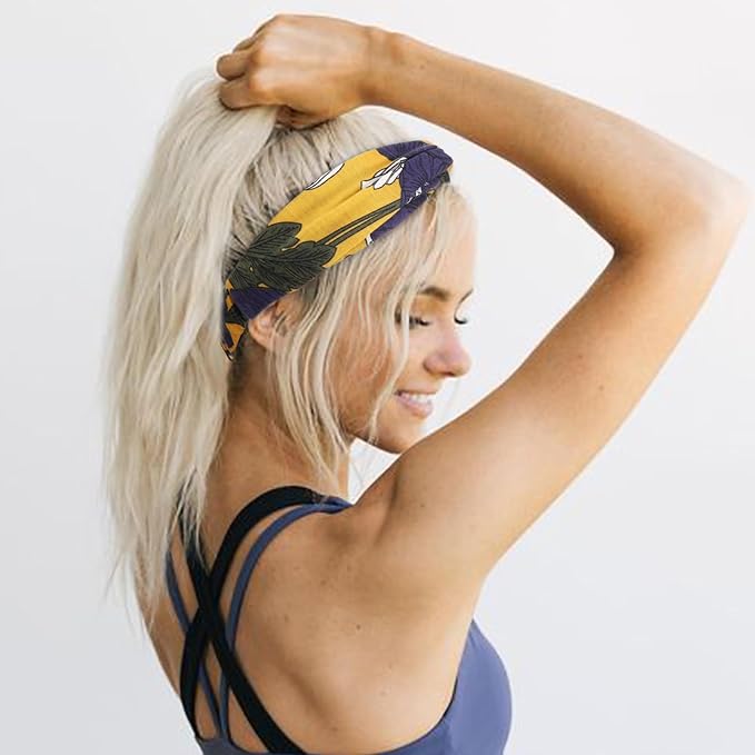 Elastic Knotted Headbands for Women Cloth Head Hair Bands for Women's Hair Non Slip Boho Wrap Twisted Hair Accessories
