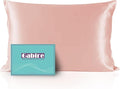 Mulberry Silk Pillow Case for Hair and Skin Prevent Acne Pillowcases Both Sides Real Silk Pillowcases Organic Silk Pillowcase with Hidden Zipper, Coral Pink, Queen (20"×30")